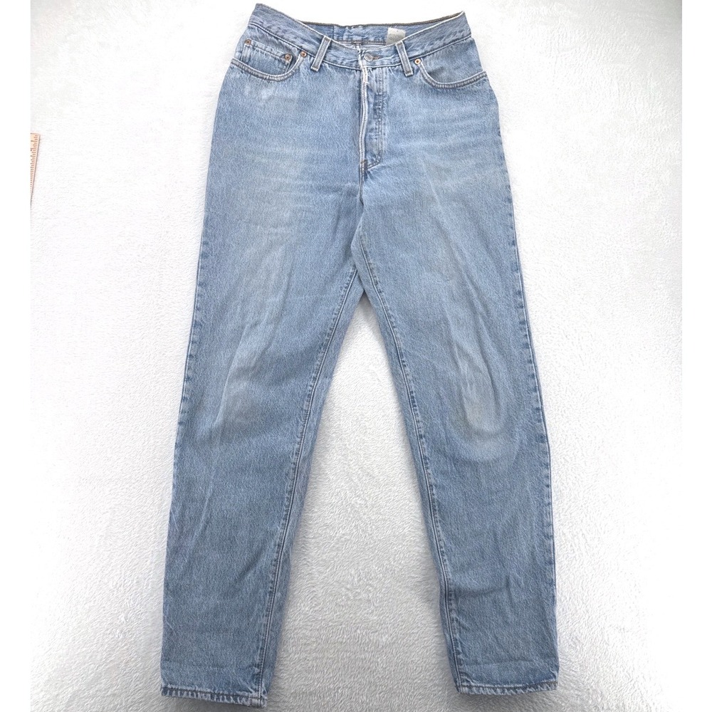 VTG Levi's 501's Women Jeans Sz 13 Blue Vintage 90s Tapered Mom Made in USA 1991